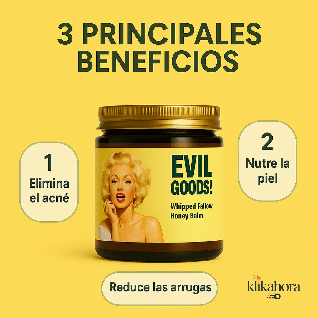 EVIL GOODS! Crema de sebo de res super nutritiva
