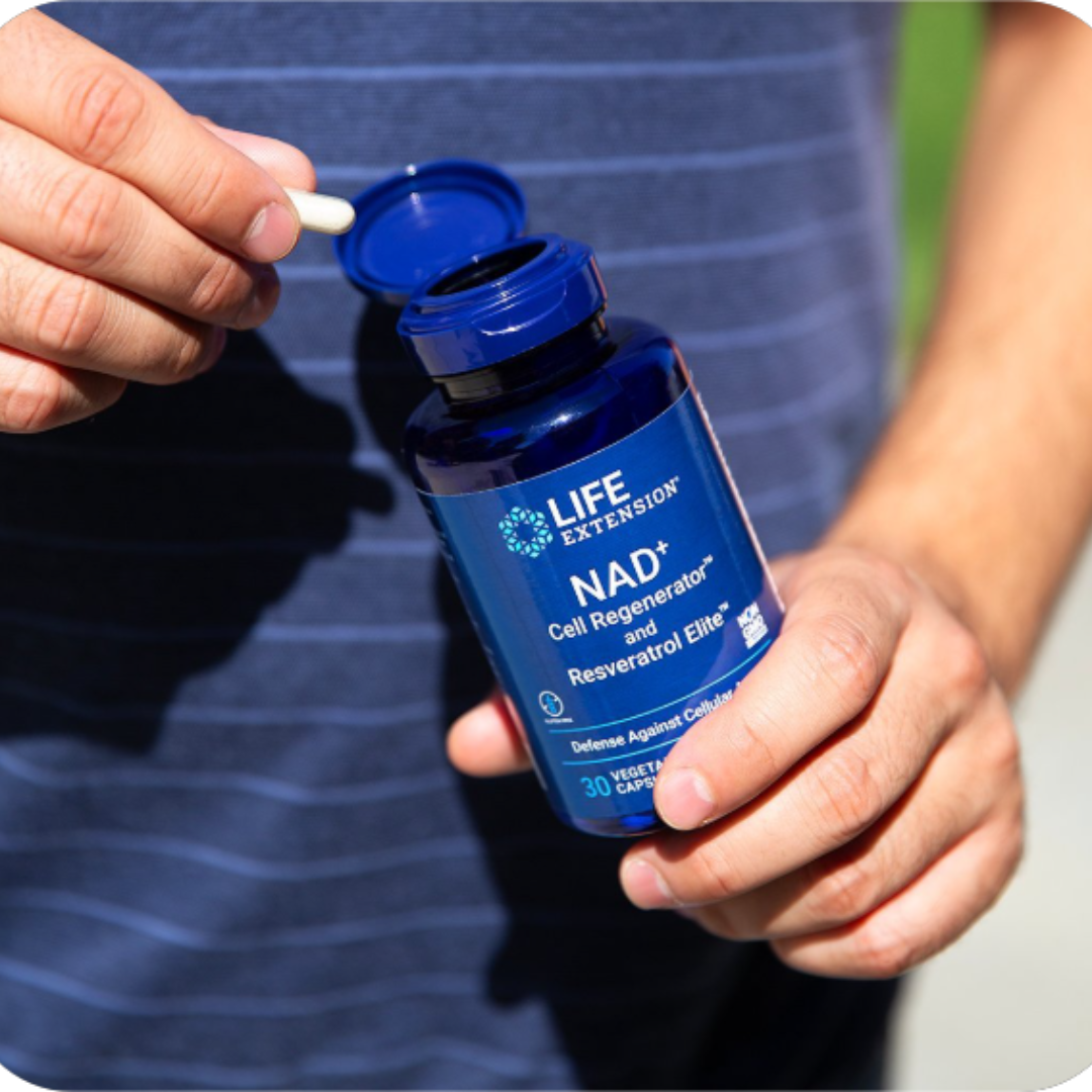 NAD + Resveratrol suplemento 2 en 1