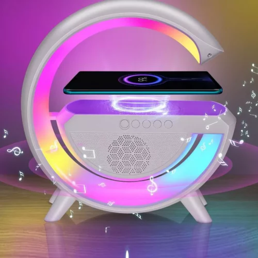Parlante cargador inalámbrico 4 en 1