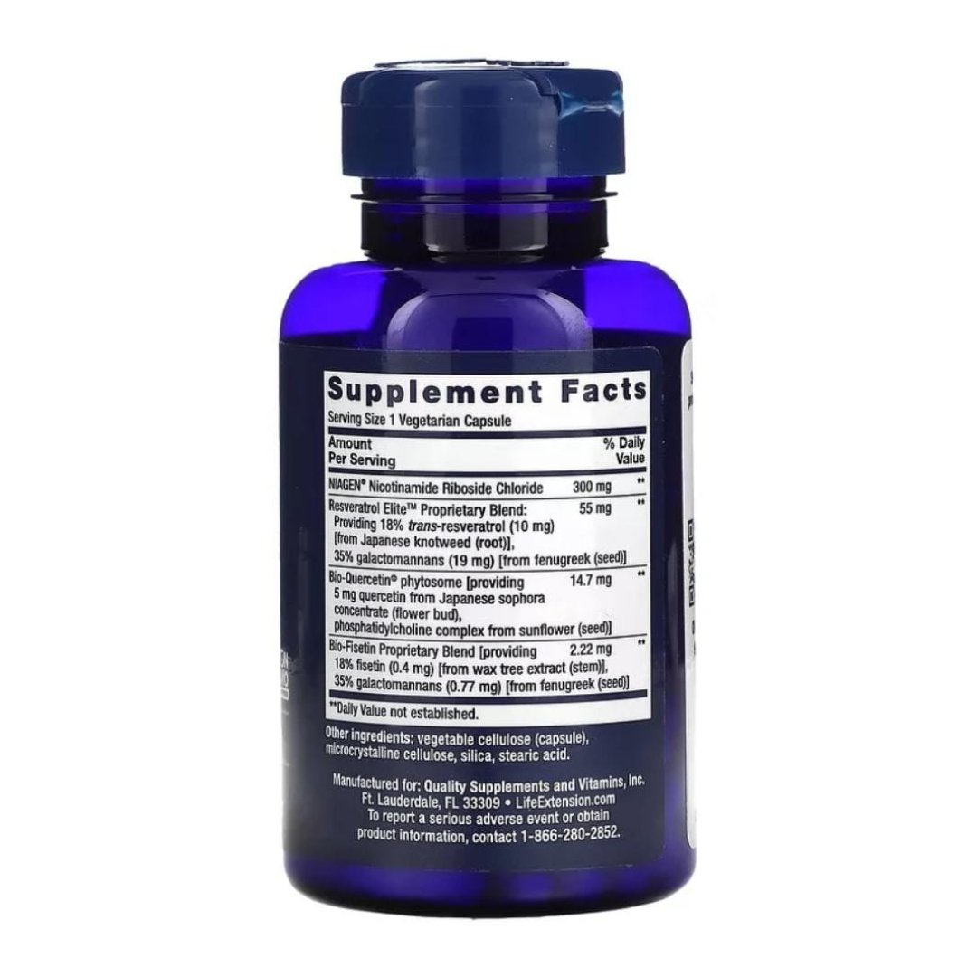 NAD + Resveratrol suplemento 2 en 1