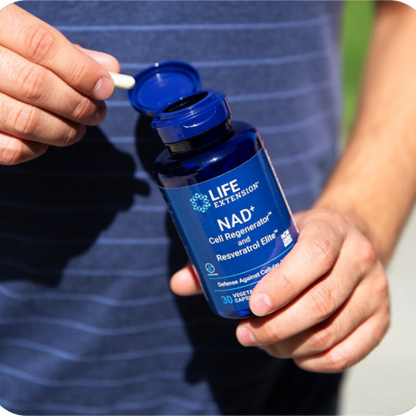 NAD + Resveratrol suplemento 2 en 1